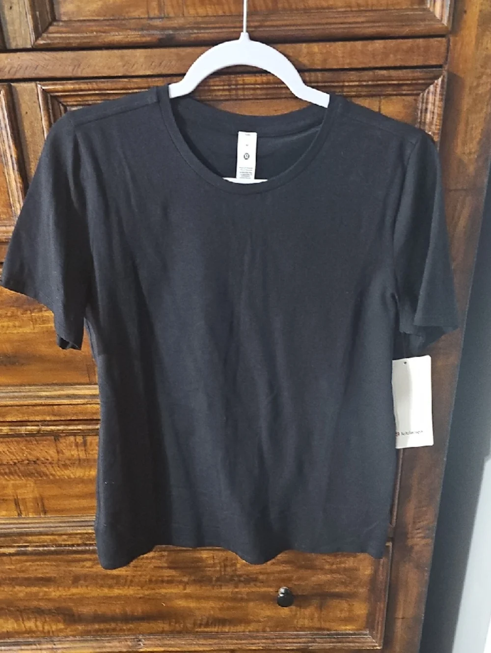 Lululemon Nwts Love Organic Cotton Crewneck-TShirt! BLK, Sz Medium!